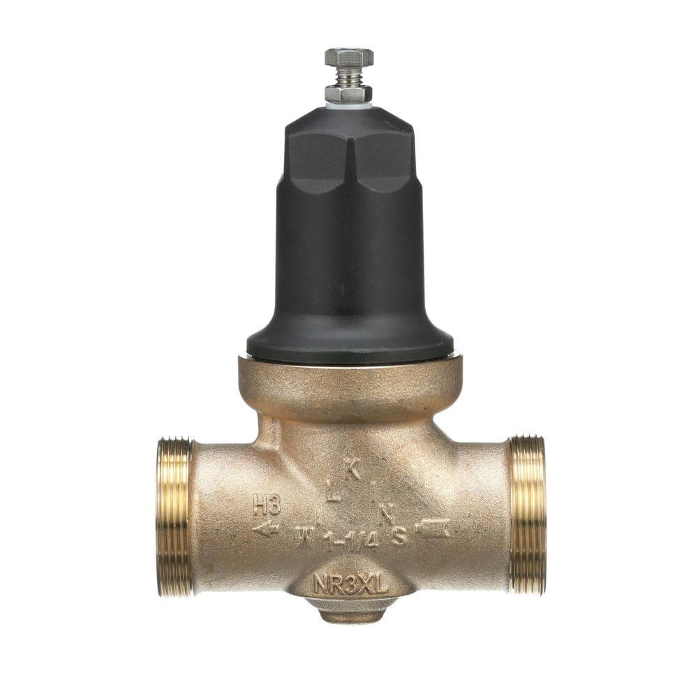 Zurn 1-1/4 in. NR3XL Pressure Reducing Valve with Union Capable Female x Female NPT Connection Lead Free