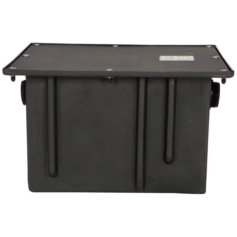 Zurn 24 in. x 15 in. 15 GPM Polyethylene Grease Trap with Flow Control