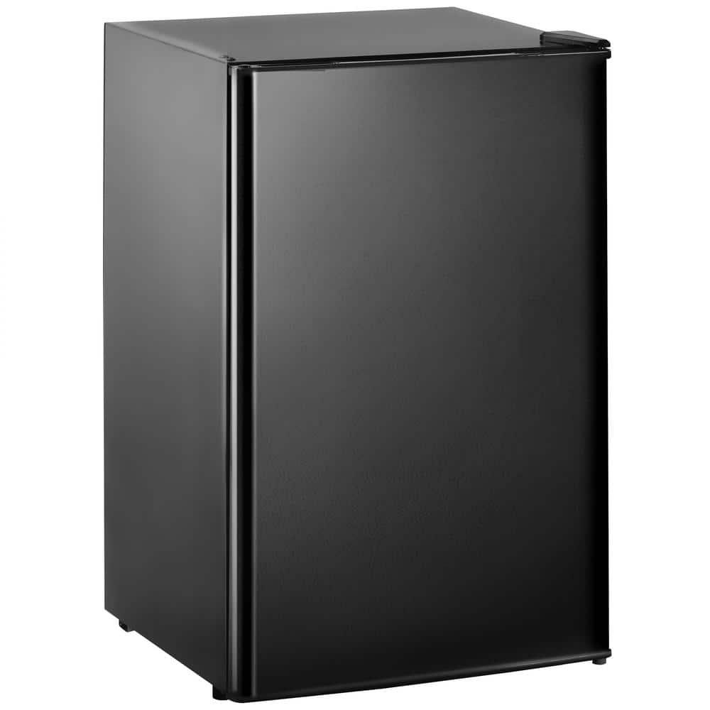 3.2 Cu.ft Black Mini Compact refrigerator with freezer, with Reversible Door, 5 Settings Temperature Adjustable