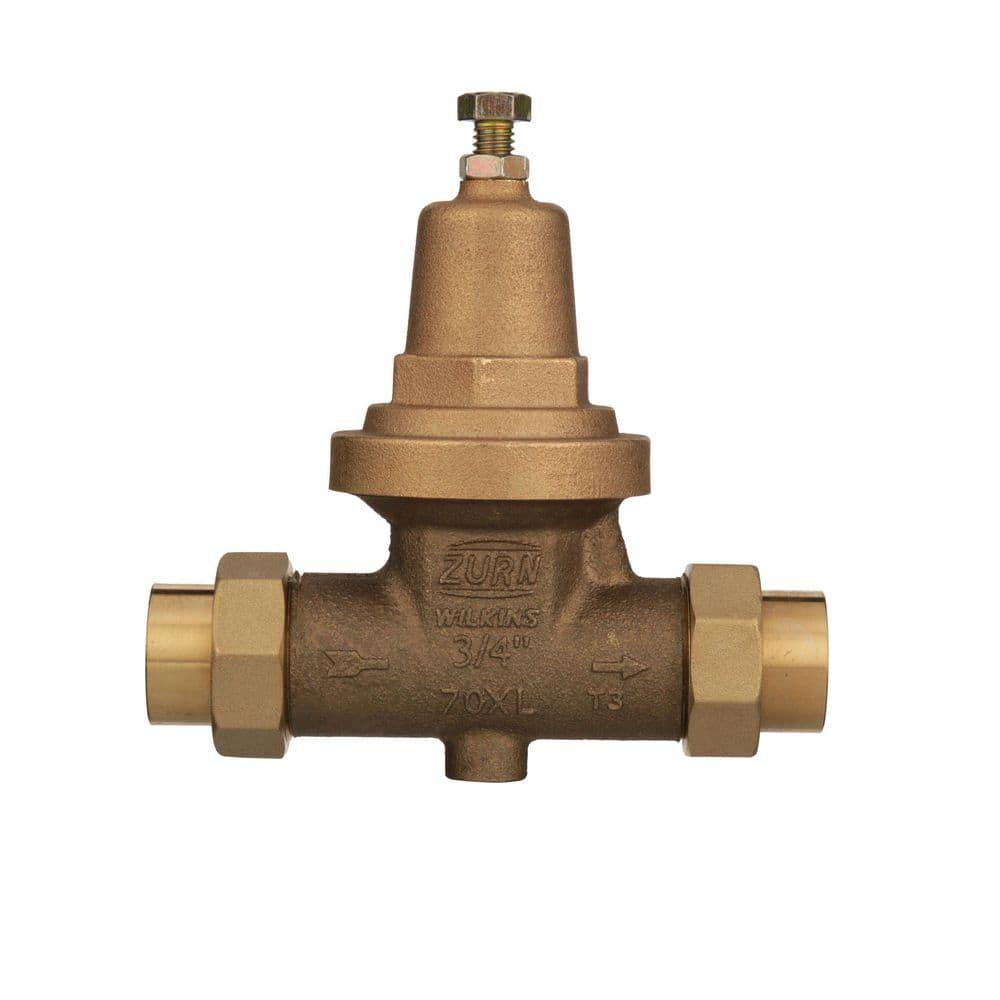 Zurn 3/4 in. 70XL Pressure Reducing Valve with Double Union FNPT Connection
