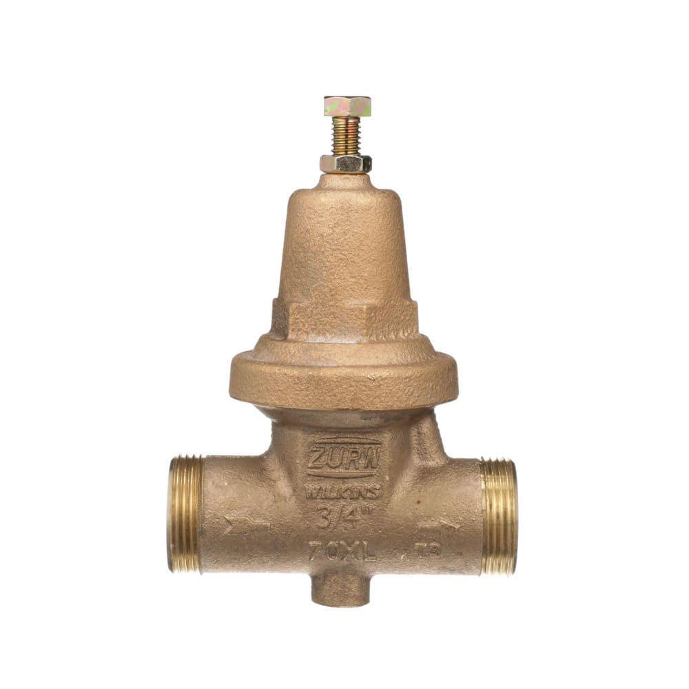 Zurn 3/4 in. 70XL Pressure Reducing Valve with Double Union FNPT Connection and FC (Cop/ Sweat) Union Connection