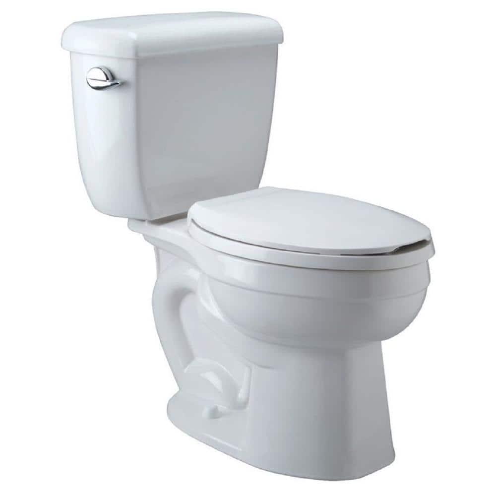 Zurn High Performance 2-Piece 1.6 GPF Single Flush Elongated ADA Height Toilet in White