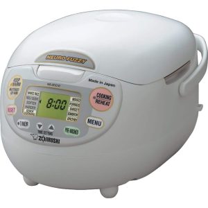 Zojirushi Neuro Fuzzy 5.5-Cup Premium White Rice Cooker with Built-In Timer